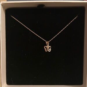 10k Butterfly Necklace - Vintage R&B Canada